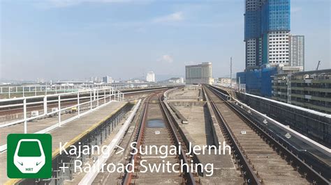 MRT KAJANG LINE (SBK LINE) FROM KAJANG TO SUNGAI JERNIH + RAILROAD ...