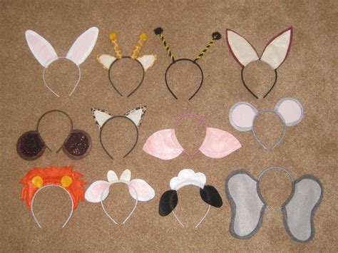 Ashley's Craft Corner: Animal Ears Headbands