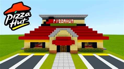 Minecraft Tutorial: How To Make A Pizza Hut (Restaurant) "2019 City ...