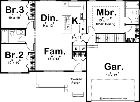 Modern House Floor Plans Single Story