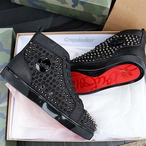 Christian Louboutin Louis Spikes “SATIN” | Designer shoes christian ...