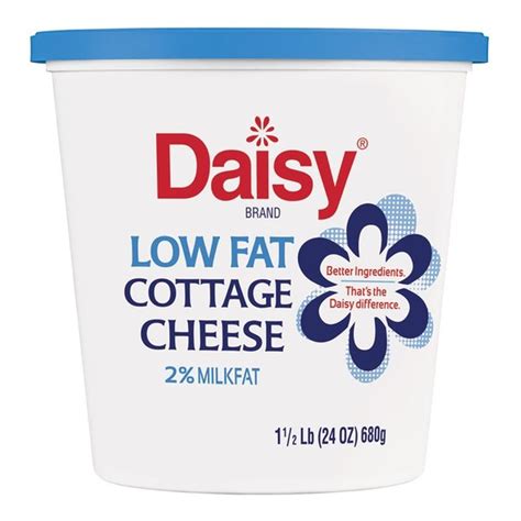 Daisy Cottage Cheese, Low Fat (24 oz) from Shop and Save - Instacart