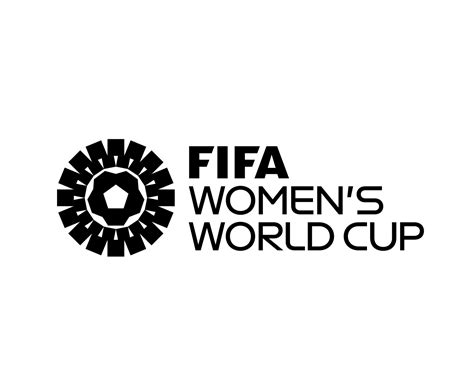 Fifa Women's World Cup 2023 official Logo Black Mondial Champion Symbol ...