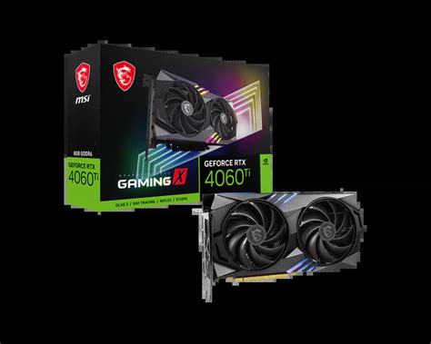 MSI GeForce RTX 4060 Ti Gaming X 8GB | 16GB GDDR6 Graphics Card ...