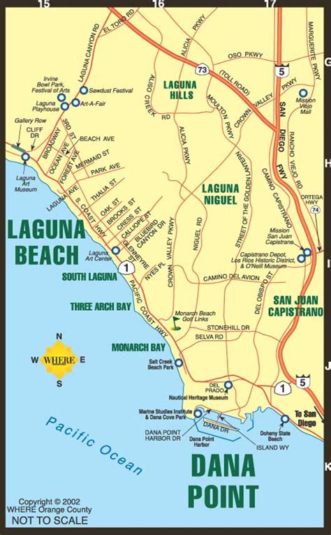 Laguna Beach Tourist Map - Laguna Beach • mappery