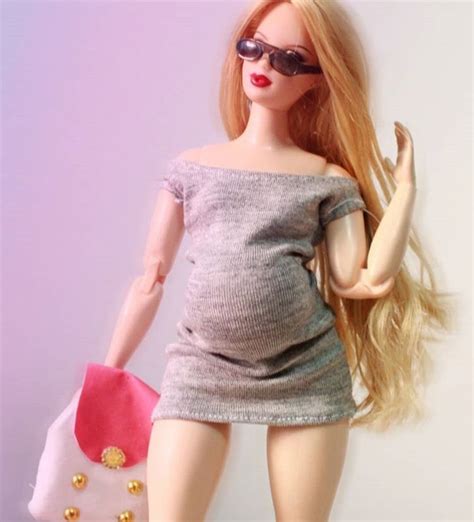 Pregnant Barbie Doll with Cute Accessories