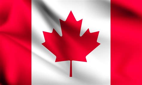 Canada 3d flag 1228925 Vector Art at Vecteezy