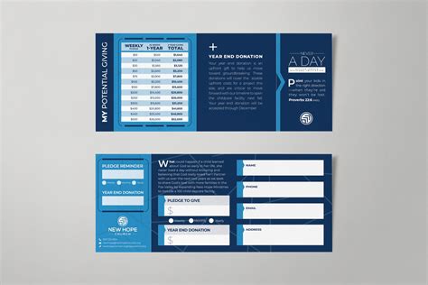 Church Pledge Card Template – Mightyprintingdeals.com