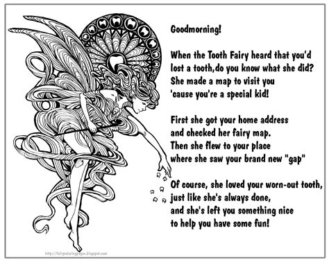 FAIRY COLORING PAGES