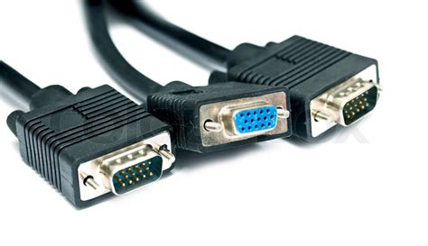 Cable for VGA video out | Stock image | Colourbox