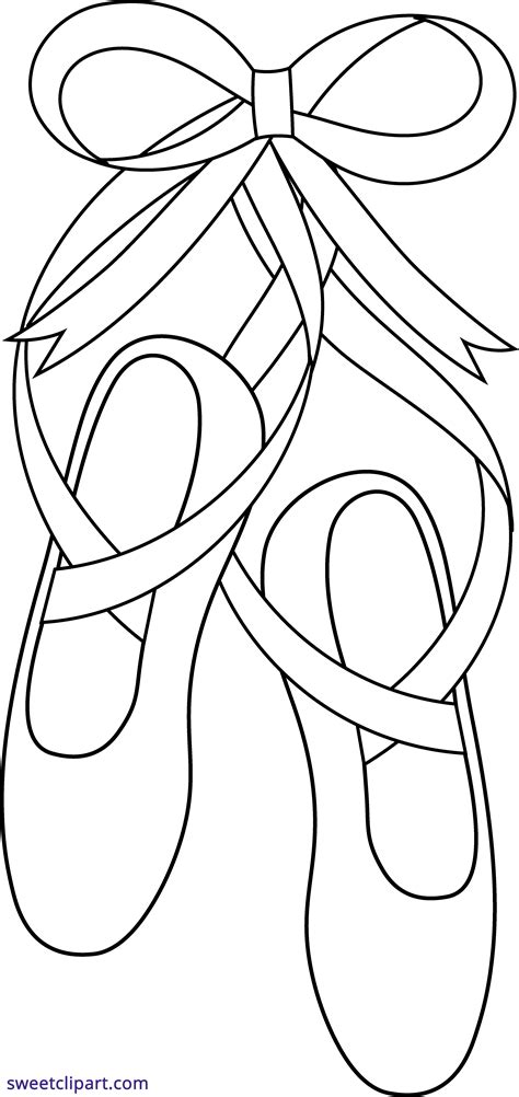 Ballet Shoe Coloring Pages