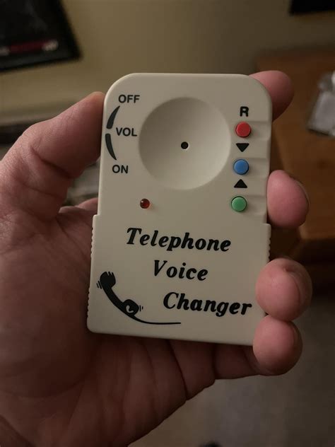 Found my old voice changer. : Scream