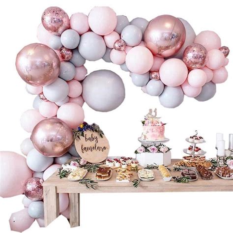 100pcs Kids Birthday Balloon Arch Kit Party Party Latex Foil Balloons ...