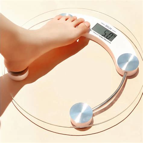 Toughened Glass floor Body Weight Scale Smart Digital LCD Electronic ...