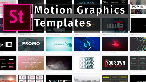 Free Adobe Motion Graphics Templates