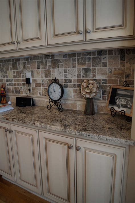 Off White Distressed Kitchen Cabinets | Distressed kitchen cabinets ...