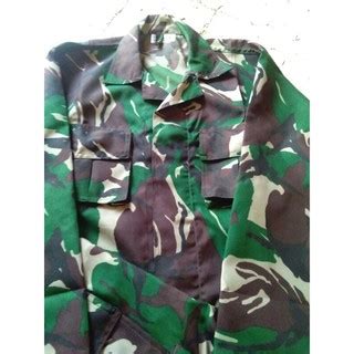 Jual Baju PDL Tempur TNI bahan Velbed/ Baju PDL TNI bahan Velbed ...