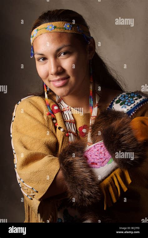 Native alaskan in traditional dress hi-res stock photography and images ...