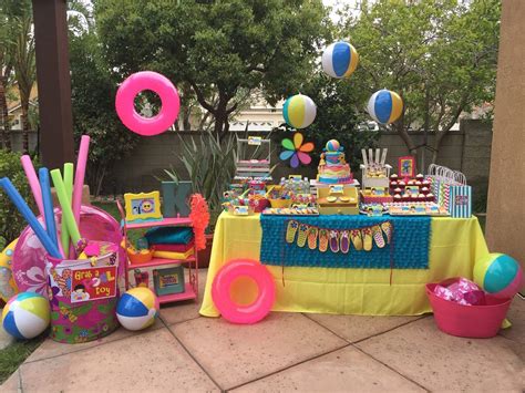 Pool Birthday Party Ideas