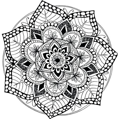 Mandala Coloring Pages Colored at GetColorings.com | Free printable ...