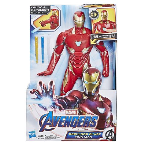 Marvel Avengers Endgame Iron Man Feature Action Figure Hasbro Toys - ToyWiz