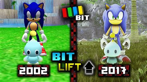 Sonic Adventure 2 Chao Garden (2002) vs. (2017) Graphics | Bit Lift ...