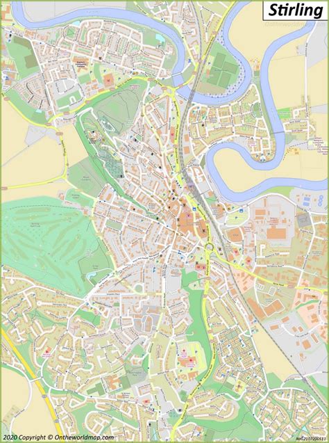 Detailed Map of Stirling