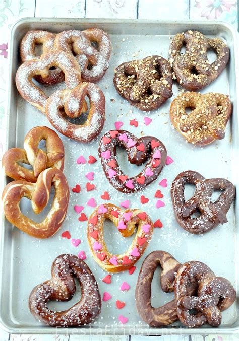 Valentine’s Day Soft Pretzels - Fiesta Friday