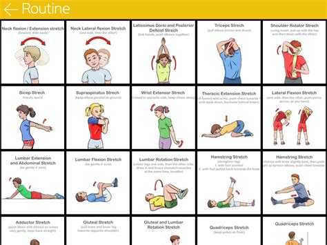 Free Printable Stretching Exercises - Printable Word Searches