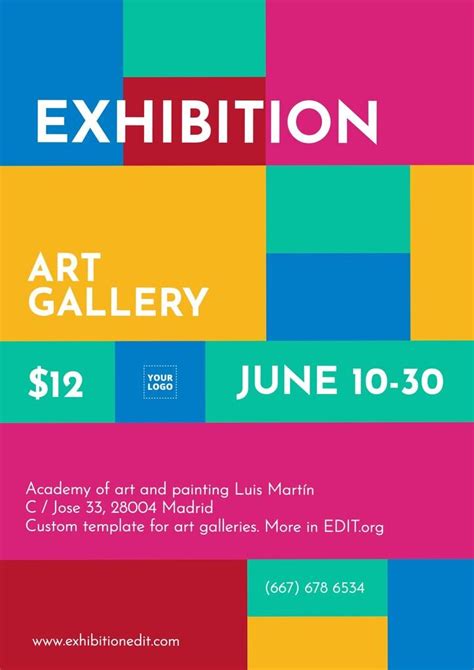 Art Exhibition Poster Template