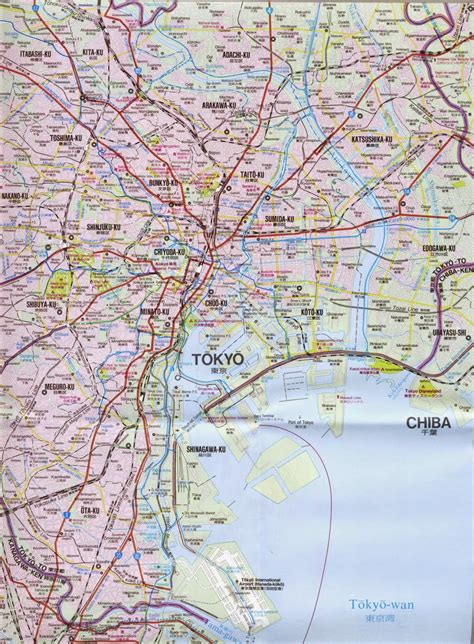 Tokyo City Street Map