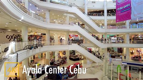 Ayala Center Cebu (Ayala Mall), Cebu City, Philippines【4K】 - YouTube