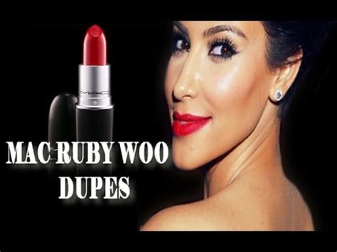 Affordable Mac Ruby Woo Dupes (Lip Swatches/Comparaison) - YouTube