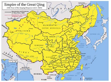 Empire of the Great Qing - Vivid Maps