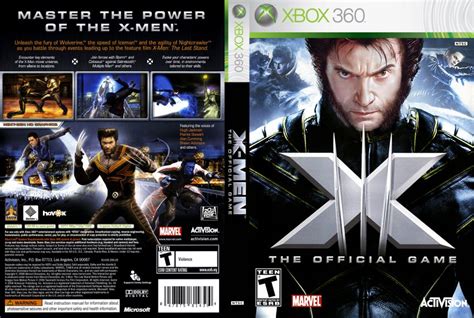 X-Men The Official Game - XBOX 360 Game Covers - x-men the official ...