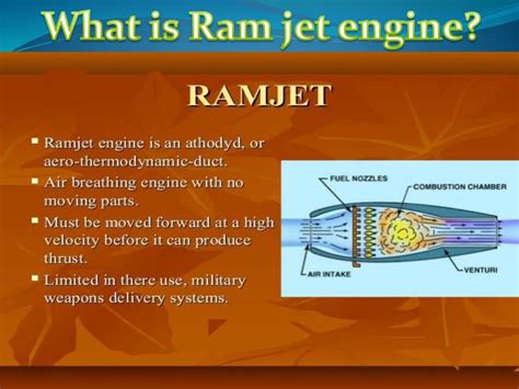 Ramjet engines