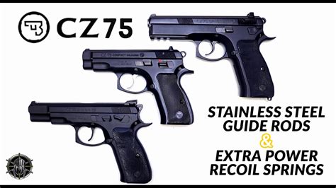 CZ75 Stainless Steel Guide Rods & Extra Power Recoil Springs - CZ 75 ...