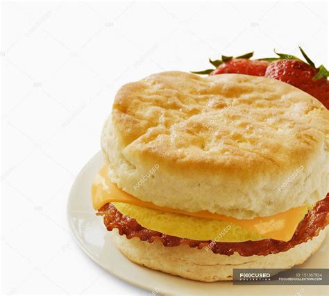 Sausage Egg and Cheese Sandwich — appetizing, nutrient - Stock Photo ...