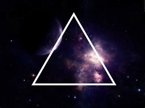 I may not be a hipster, but I just adore this triangle. | Space art ...