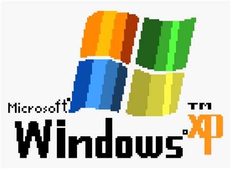 windows xp logo pixel art grid Windows xp icon, windows xp logo ...