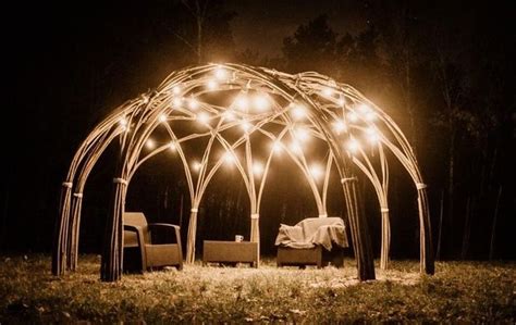 Outdoor Gazebo with Fairy Lights | Landscape Design