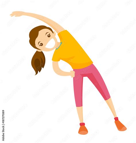 Cartoon People Stretching