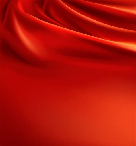 Free Vector | Realistic red fabric background