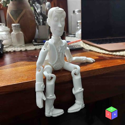 STL file TOY STORY - ARTICULATED WOODY 🚗・3D print design to download・Cults