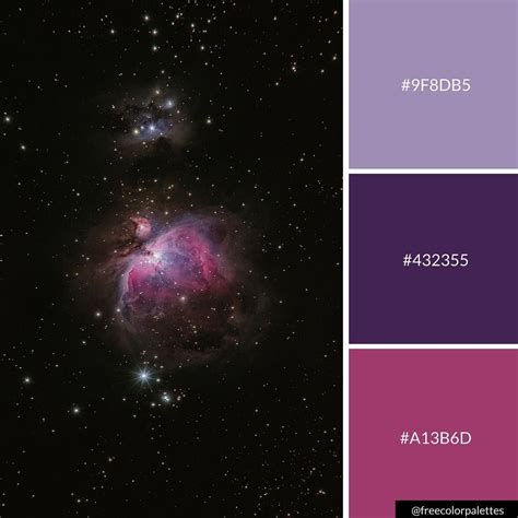 Purple | Galaxy | Space |Color Palette Inspiration. | Digital Art ...