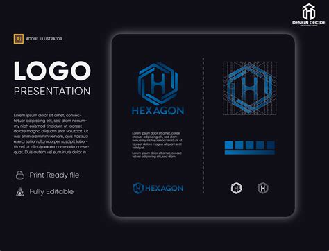 Hexagon logo design :: Behance