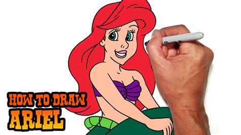 How To Draw The Little Mermaid