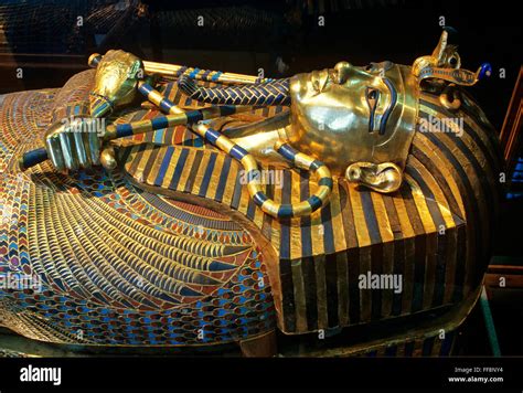 Sarcophagus of Tutankhamun, 14th century BC, Museum of Egyptian ...