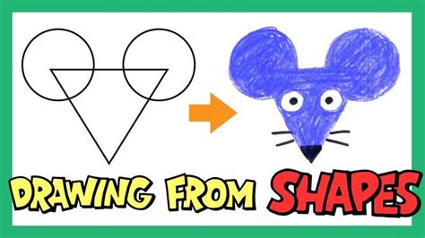 Drawing Shapes for Kids | Drawing Animals with Shapes | Learn Shapes ...