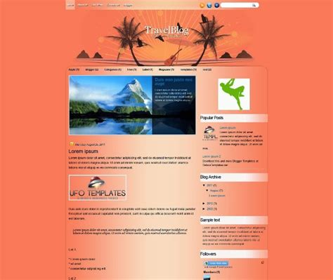 40+ Free Travel Blogger Templates - Webprecis